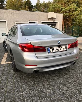 BMW Seria 5 cena 160000 przebieg: 37520, rok produkcji 2019 z Międzyrzecz małe 301